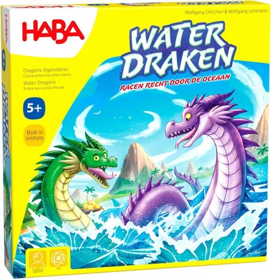 Produktbild von Haba Brettspiel Wasserdrachen - spannendes Würfelspiel für Kinder