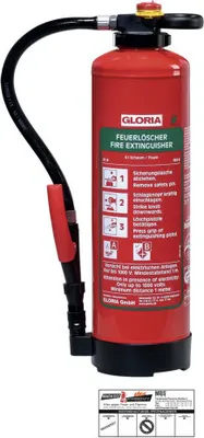 Produktbild von GLORIA SB6PRO Feuerlöscher fluorfreier -Schaum 6,0 l