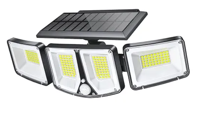 Image de Viking S180 Lampe d'extérieur solaire à LED avec capteur de mouvement
