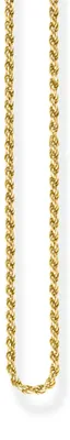 Produktbild von THOMAS SABO Kordelkette 750 Gelbgold Vergoldung, 925 Sterlingsilber