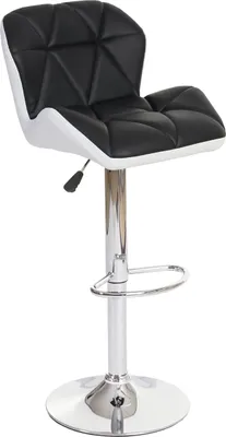 Produktbild von Barhocker HWC-A92, Barstuhl Tresenhocker, höhenverstellbar Kunstleder  schwarz