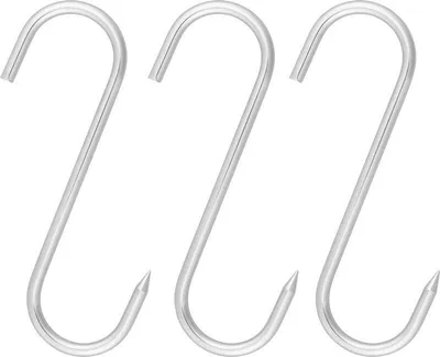 Immagine prodotto di Gancio per carne MagicHome, confezione da 3 pz, acciaio inox, 13x9 cm, diam. 5 mm