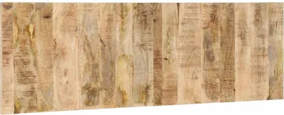 Image de vidaXL Tête de lit 160 cm Bois brut massif Mango