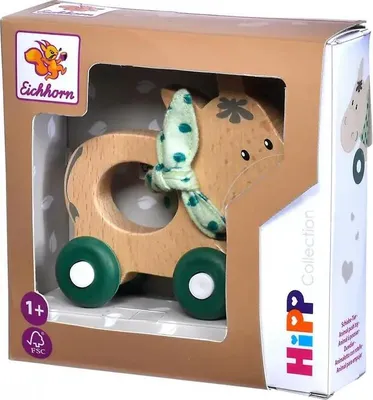 Immagine prodotto di Eichhorn Baby HIPP Asino in legno a spinta