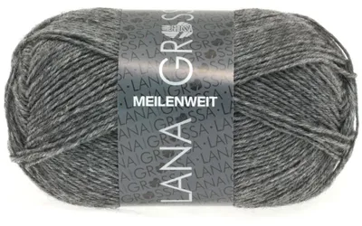 Produktbild von Lana Grossa - Meilenweit 4-fach 50g 1104 grau meliert