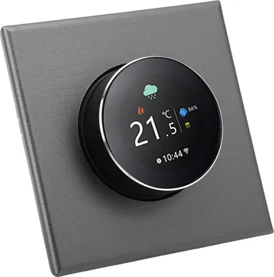 Zdjęcie produktu dla Inteligentny termostat domowy WiFi z pokrętłem i ekranem TFT 240x240 Cyfrowy wyświetlacz Inteligentny termostat domowy do kotła wodnego