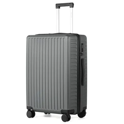 Produktbild von Hartschalen-Trolley ABS Handgepäckkoffer Business-Koffer Trolleys mit TSA Schloss, Mit abschließbarer Vortasche, Laptopfach, Leichtgewicht