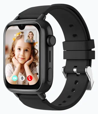 Productafbeelding van Protectly® GPS Horloge Kind Met Simkaart - SOS Knop - Smartwatch Kinderen - GPS Tracker Kind - Kinder Smartwatch - 4G - Videobellen - HD Camera - Whatsapp en SMS - Elke polsmaat - Incl. Simkaart