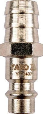 Produktbild von Pneumatik-Kupplung für Schlauch 1/2 Zoll, 10 mm, Stahl, vernickelt