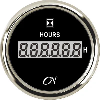 Obrázek produktu pro CN-Instrument Digital 57mm Ø Série: černá/chrom Hodinoměr