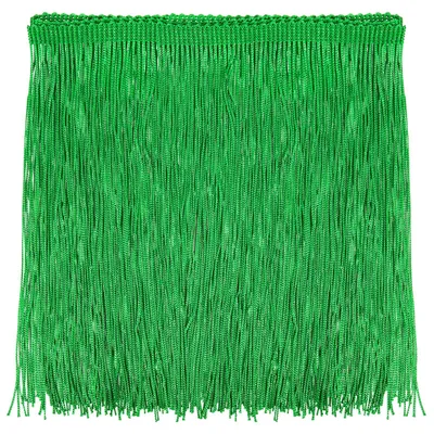 Kettenfranse, 2 m, 200 mm, Polyester, dunkelgrün