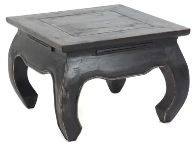 Productafbeelding van Vintage Opiumpoot Tafel van Gerecycled Hout
