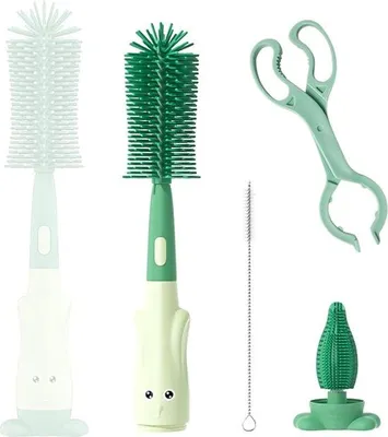 Produktbild von Famanu Flaschenbürste - 3-in-1 Set für Babyflaschen und Zubehör