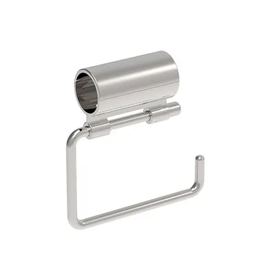 Produktbild von VIGOUR WC-Papierrollenhalter, clivia plus Edelstahl poliert, klemmbar