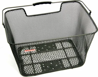 Immagine prodotto di Cestino ruota posteriore Pletscher f System-Gepäckt 40x31x22cm, nero, a maglie strette