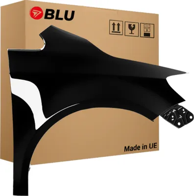 Zdjęcie produktu dla BLU Błotnik pasujący do VW Volkswagen Golf VI+ / Golf 6 PLUS L041 LO41 Prawy Czarny Schwarz | 2009-2013 | Przedni Przód | Lakierowany | Gotowy do montażu  | Stal