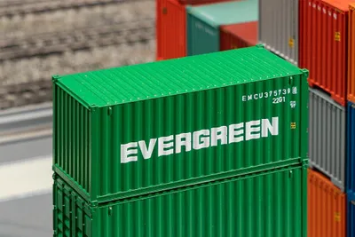 Zdjęcie produktu dla Faller 182004 H0 20' Kontener EVERGREEN Epoka IV