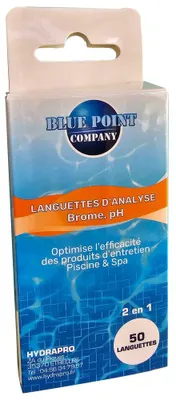 Image de Languettes d'analyse pour piscine brome, ph