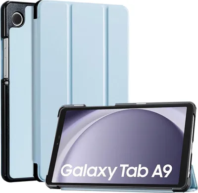 Obrázok produktu pre Ochranný kryt pre Samsung Galaxy Tab A9 2023 8,7" Imitácia kože svetlo modrá