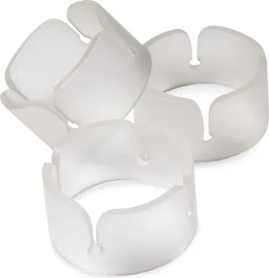 Produktbild von 6 Ballonclips Ringe in Transparent