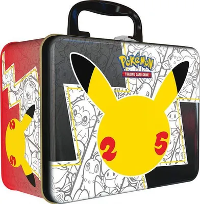 Immagine prodotto di Pokemon 25° Anniversario Celebrazioni Pettorali Sammelkoffer - Versione tedesca