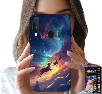 Produktbild von Hülle Für Samsung Galaxy A20E - Rentier Süsses Rentier Weihnachtsdesign