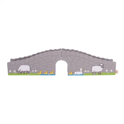 Obrázok produktu pre Bigjigs Rail Farm Bridge s tunelom