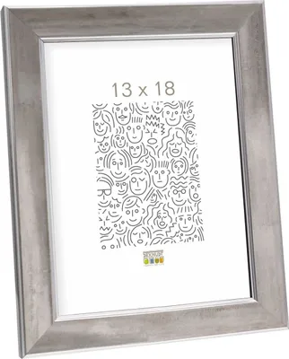 Immagine prodotto di Deknudt Cornice in legno argentata 18,0 x 24,0 cm S45YD