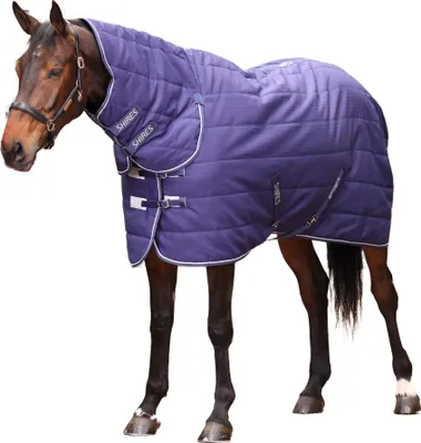 Image de Shires - "Tempest Original 100" Couverture de cheval à col combo ER2231 (137cm) (Bleu marine)