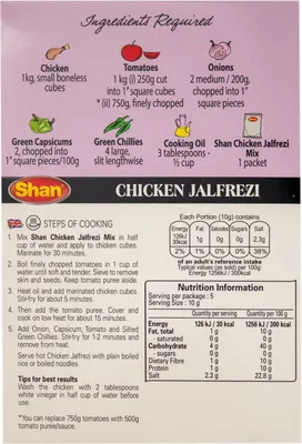 Produktbild von Shan Chicken Jalfrezi, 50 g – Authentische Gewürzmischung für pikante asiatische Gerichte