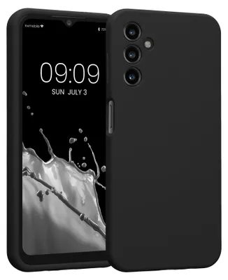 Produktbild von kwmobile Hülle kompatibel mit Samsung Galaxy A14 5G - Hülle Silikon gummiert - Handyhülle - Handy Case in Schwarz matt