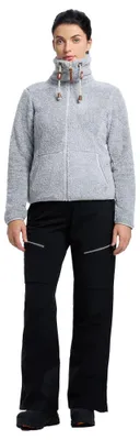 Obrázek produktu pro Icepeak Colony, dámská fleecová bunda s dlouhým rukávem, materiál: fleece, barva: šedá, velikost: M
