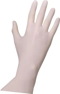 Produktbild von Unigloves WHITE PEARL Nitrilhandschuhe 8-9 Large 100 Stück/Box