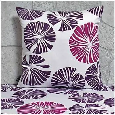 Produktbild von Kissenhülle, Kissenbezug BOSTON 40x40cm weiß pink lila Hossner WA