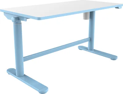 Produktbild von Blauer elektrischer Kinderschreibtisch Spacetronik XD. Höhenverstellbar