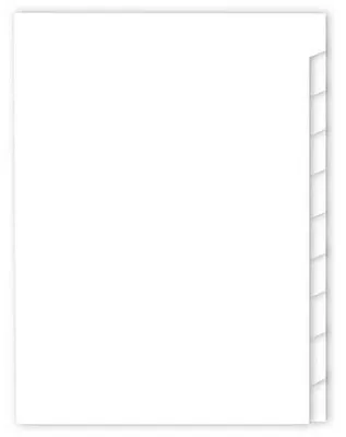 Scheidingswände, 10 St., Polypropylen, mehrfarbig, 7,1 x 17,75 x 23,87 cm