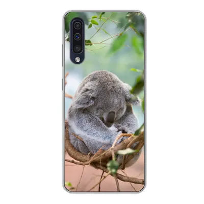 Produktbild von MuchoWow® Handyhülle Schutzhülle Hülle für Samsung Galaxy A50 Koala - Zweige - Kinder - Jungen - Mädchen Silikon Softcase Handy Hülle - Mobiltelefonhülle