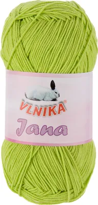 Produktbild von 100g Strickgarn Jana Häkelgarn Strickwolle Häkelwolle Baby-Wolle, Farbauswahl, Farbe:hellgrün