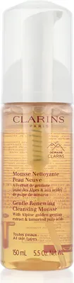 Obrázok produktu pre Clarins Mousse Nettoyante, Čistiaca pena, Ženy, Univerzálna pleť, Čistiace, Flakón s pumpičkou, AQUA/WATER/EAU. GLYCERIN. DISODIUM COCOYL GLUTAMATE. CITRIC ACID. SORBITAN CAPRYLATE. SODIUM...