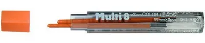 Produktbild von Pentel Feinmine f. PH158  2,0mm, 2 Stück orange