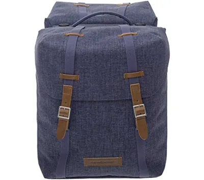Produktbild von new looxs Doppelpacktasche Mondi Double Racktime SnapIT blau 25L
