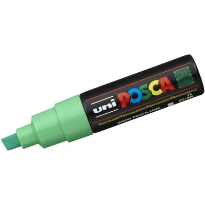 Produktbild von POSCA uni PC-8K, 1 Stück(e), Grün, Meißel, Schwarz, Grün, 8 mm, Tinte auf Wasserbasis