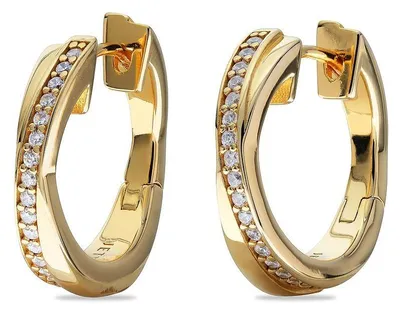 Produktbild von JETTE Wrapped Goldohrringe 925 Sterling Silber