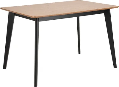 Image de Smuk Table à manger 120 cm Roxan Chêne - Noir