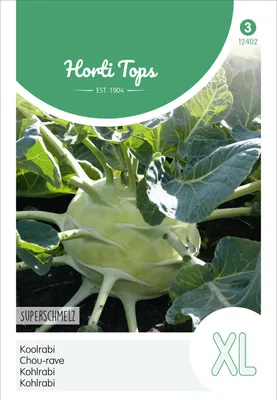 Produktbild von Kohlrabi Superschmelz | Kohlrabisamen von Hortitops