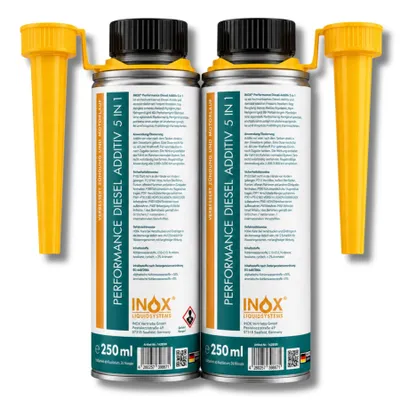Produktbild von INOX® Performance Diesel Additiv 5 in 1, 2x250ml - Kraftstoffzusatz für Motoren
