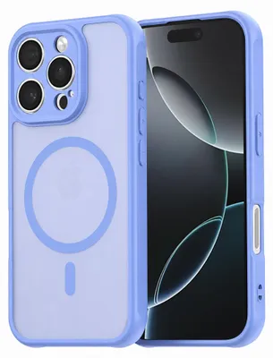 Produktbild von Techsuit – HaloFrost II MagSafe-Hülle für iPhone 16 Pro – hellblau