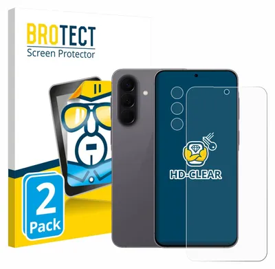 Produktbild von 2x Für Samsung Galaxy A57 5G (Display+Kamera) Schutzfolie BROTECT Displayschutz Display Schutz Folie Klar Transparent