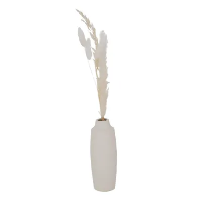 Zdjęcie produktu dla Porcelanowy wazon dekoracyjny Bianca, suszone kwiaty, wys. 16 cm