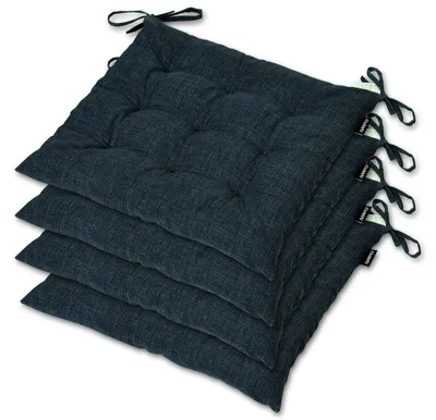 Obrázek produktu pro AMPO polštářek na židli polštářek na židli sada 4 polštářků polštářek na židli 36x36 cm